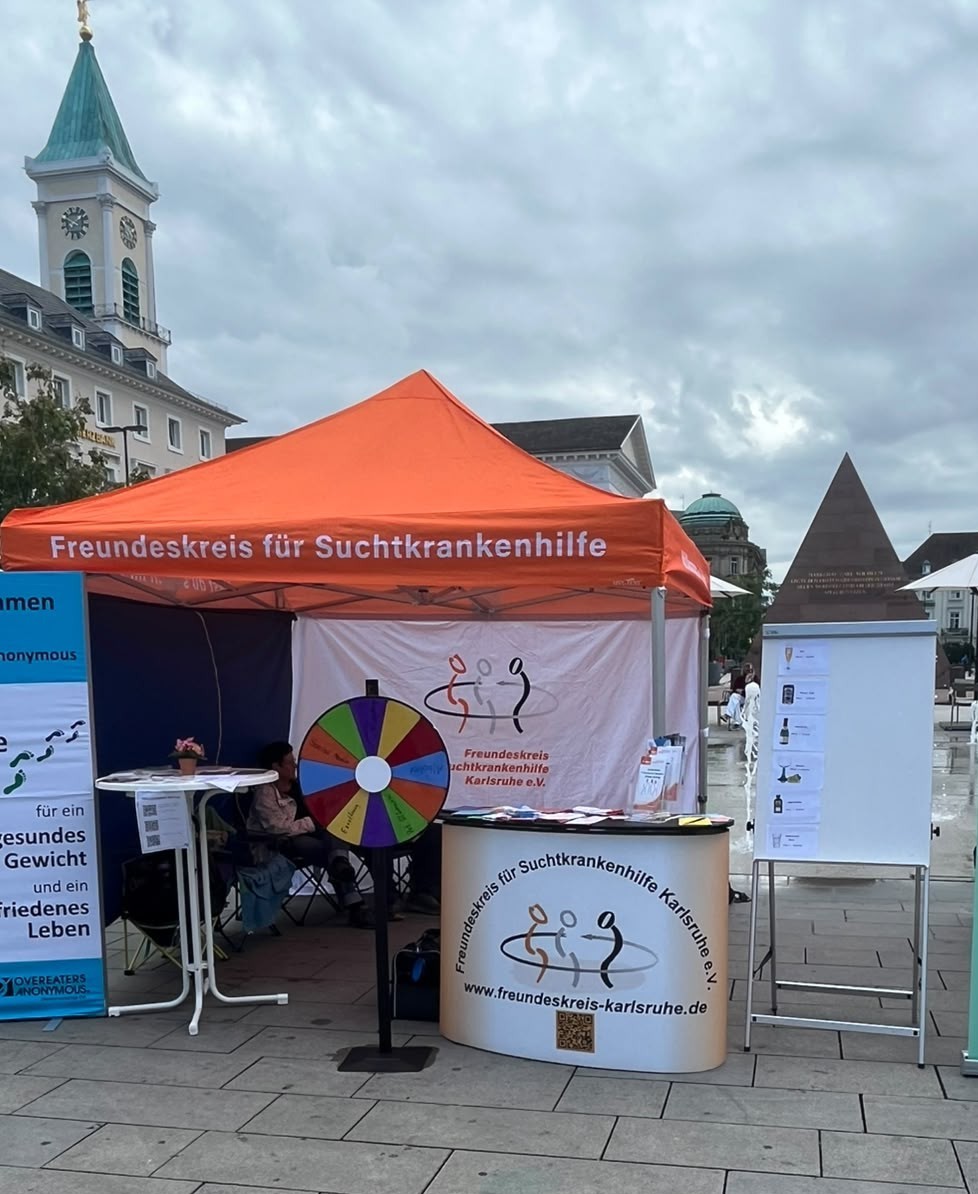 Vorschau zum Artikel: Präventionsveranstaltungen auf dem Marktplatz und Werderplatz in Karlsruhe     -  WIR WAREN DABEI   -
